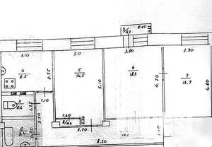3-к квартира, вторичка, 76м2, 4/5 этаж