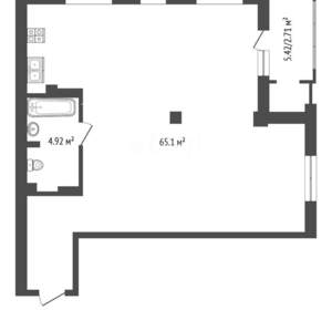 2-к квартира, сданный дом, 71м2, 16/18 этаж