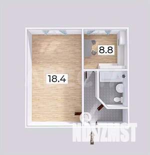 1-к квартира, вторичка, 36м2, 5/6 этаж
