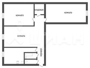 3-к квартира, вторичка, 68м2, 3/5 этаж