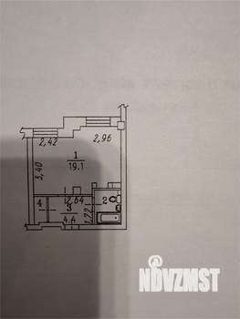 1-к квартира, вторичка, 28м2, 1/10 этаж