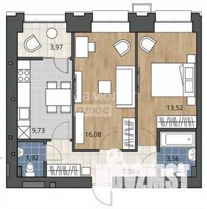 2-к квартира, вторичка, 45м2, 9/15 этаж