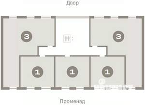 3-к квартира, вторичка, 85м2, 4/17 этаж