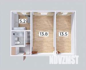 2-к квартира, вторичка, 40м2, 5/9 этаж