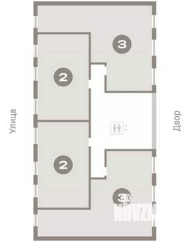 3-к квартира, вторичка, 84м2, 2/9 этаж