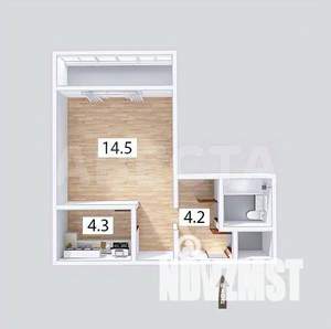 1-к квартира, вторичка, 28м2, 1/10 этаж