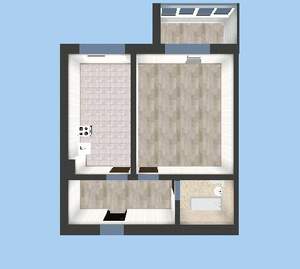 1-к квартира, вторичка, 36м2, 9/9 этаж