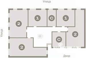 3-к квартира, вторичка, 69м2, 5/8 этаж