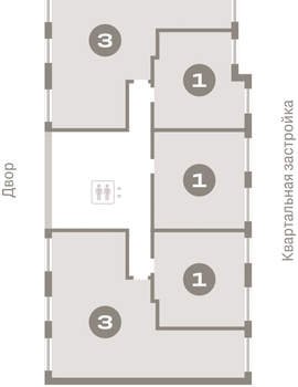 3-к квартира, вторичка, 81м2, 2/9 этаж