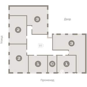 3-к квартира, вторичка, 96м2, 5/9 этаж