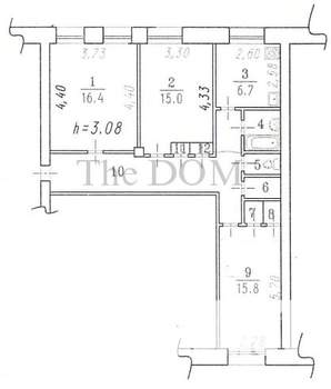 3-к квартира, вторичка, 75м2, 3/4 этаж