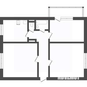 3-к квартира, вторичка, 69м2, 12/12 этаж