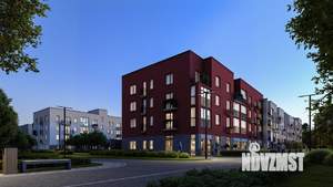 1-к квартира, строящийся дом, 43м2, 5/7 этаж