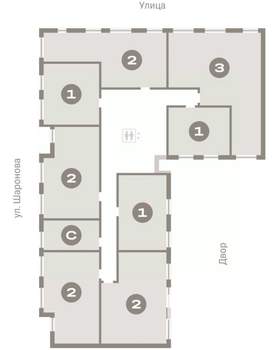 1-к квартира, вторичка, 45м2, 5/8 этаж