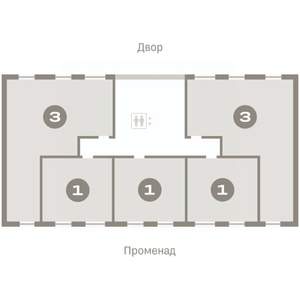 3-к квартира, вторичка, 85м2, 4/17 этаж