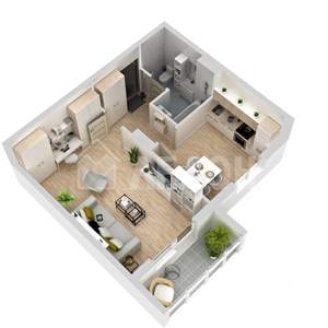 1-к квартира, вторичка, 37м2, 7/10 этаж