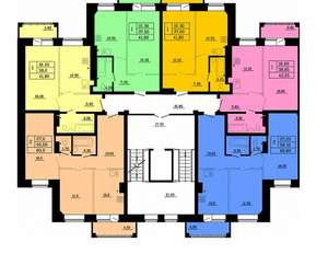2-к квартира, строящийся дом, 61м2, 5/9 этаж