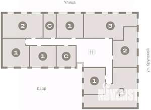 3-к квартира, вторичка, 87м2, 8/9 этаж