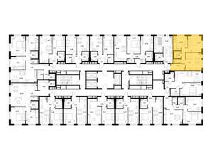 2-к квартира, вторичка, 54м2, 8/20 этаж