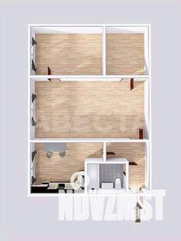 2-к квартира, вторичка, 44м2, 1/5 этаж