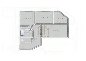 2-к квартира, вторичка, 56м2, 13/14 этаж