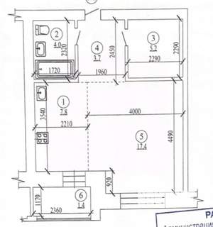 Студия квартира, вторичка, 40м2, 13/13 этаж