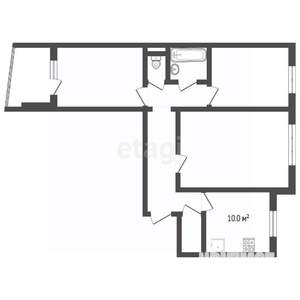3-к квартира, вторичка, 73м2, 8/16 этаж