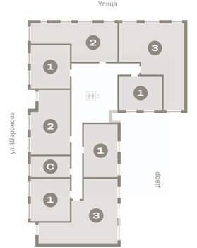 1-к квартира, вторичка, 41м2, 3/8 этаж