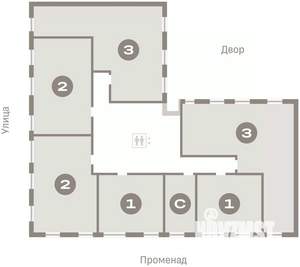 3-к квартира, вторичка, 84м2, 4/17 этаж