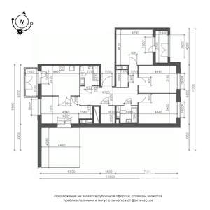 4-к квартира, вторичка, 119м2, 7/9 этаж