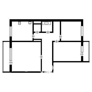 3-к квартира, вторичка, 73м2, 4/10 этаж