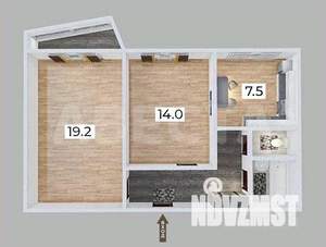 2-к квартира, вторичка, 53м2, 5/9 этаж