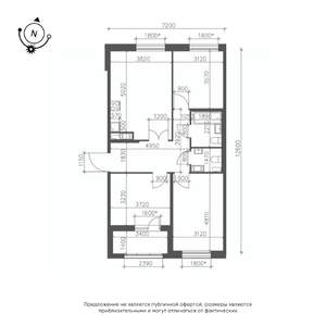 3-к квартира, вторичка, 79м2, 8/9 этаж