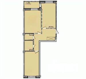 Студия квартира, вторичка, 64м2, 2/10 этаж