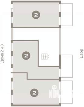 2-к квартира, вторичка, 101м2, 1/17 этаж