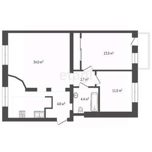 3-к квартира, вторичка, 75м2, 5/5 этаж