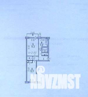 2-к квартира, вторичка, 45м2, 2/5 этаж