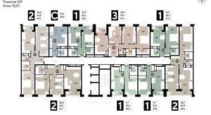 1-к квартира, вторичка, 35м2, 15/21 этаж