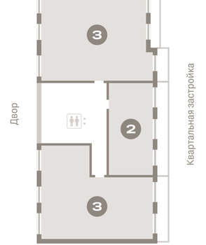 3-к квартира, вторичка, 123м2, 7/9 этаж