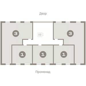 3-к квартира, вторичка, 85м2, 4/9 этаж