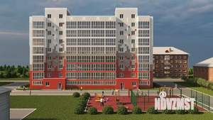 1-к квартира, строящийся дом, 22м2, 3/8 этаж