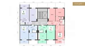 3-к квартира, вторичка, 77м2, 4/8 этаж