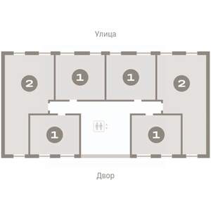 2-к квартира, вторичка, 68м2, 5/9 этаж