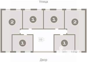 1-к квартира, вторичка, 42м2, 5/17 этаж