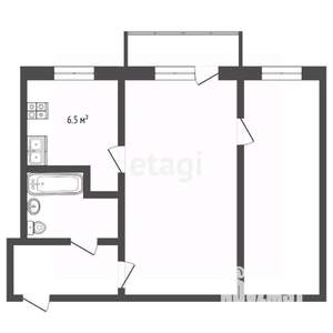 2-к квартира, вторичка, 38м2, 4/5 этаж
