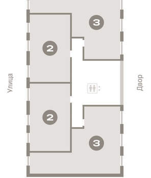 3-к квартира, вторичка, 84м2, 4/9 этаж