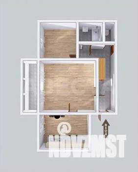 2-к квартира, вторичка, 57м2, 5/5 этаж