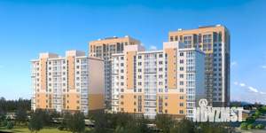 2-к квартира, строящийся дом, 50м2, 15/16 этаж