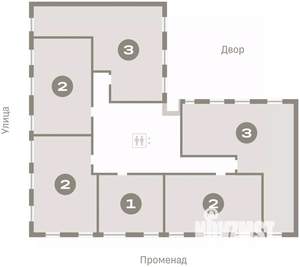 3-к квартира, вторичка, 84м2, 8/9 этаж