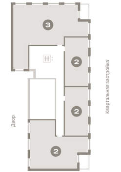 3-к квартира, вторичка, 133м2, 9/9 этаж